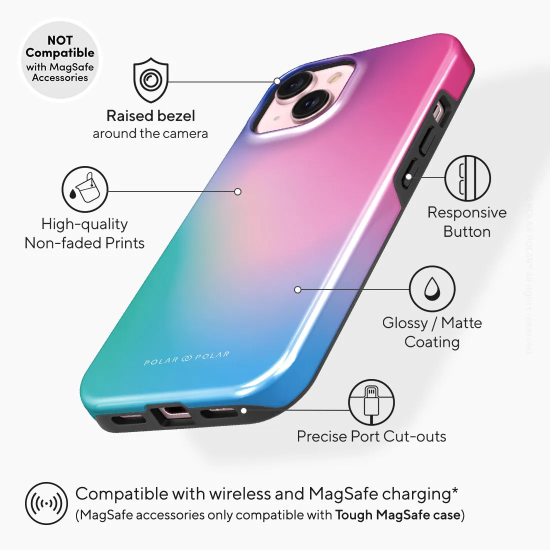 Polar Light Custom - iPhone 15 Case