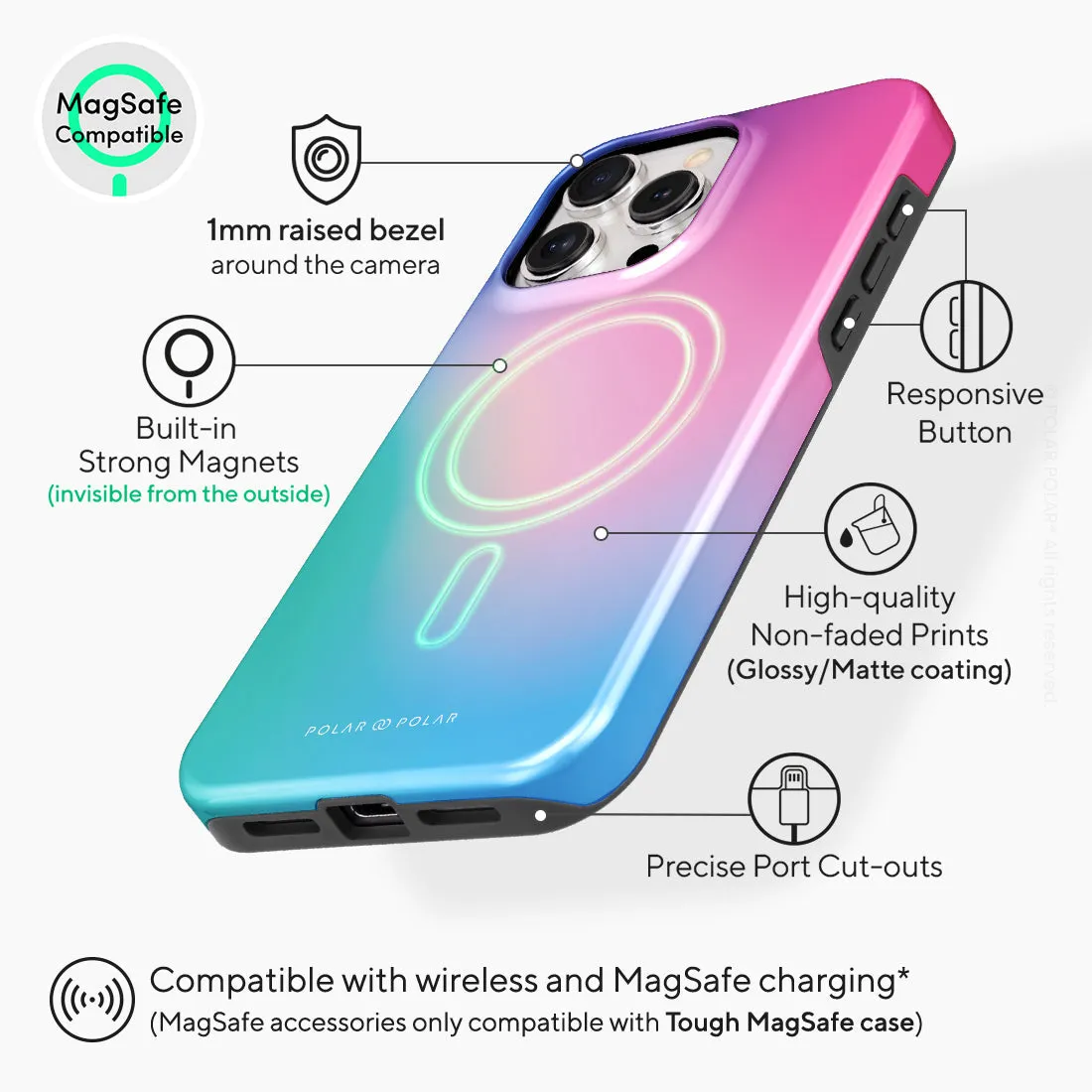 Polar Light Custom - iPhone 15 Pro Max Case