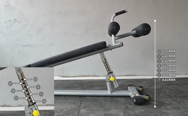 Pop-pin Workout Bench