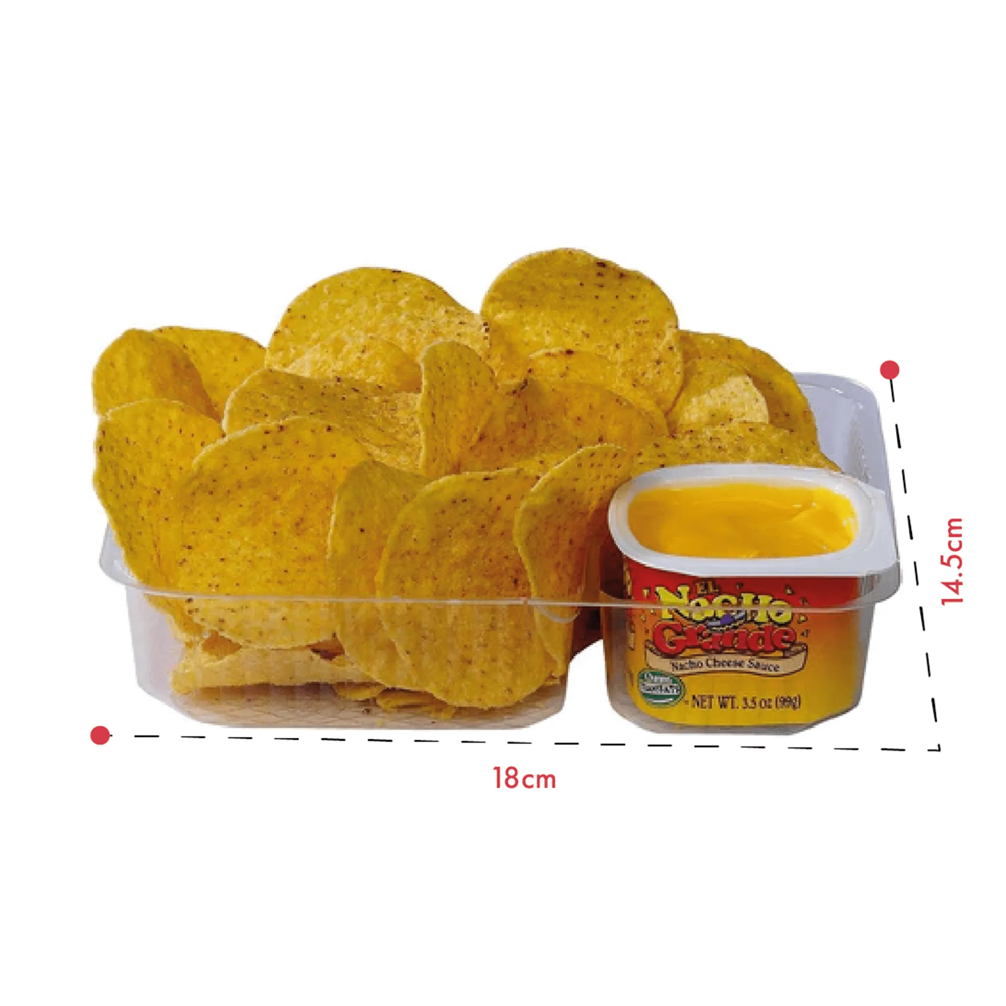 Portion Pack Nacho Trays (Pack of 500)
