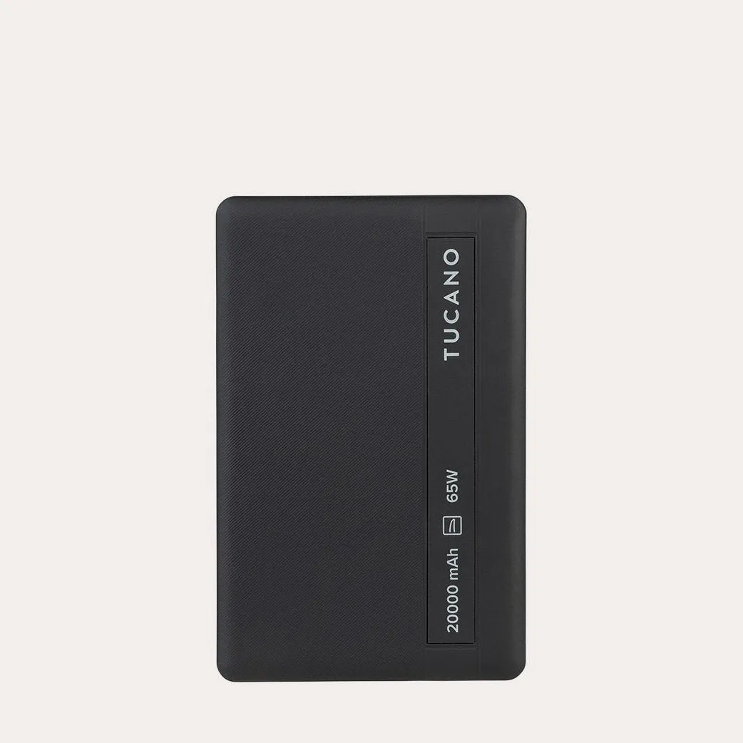 Power Bank Tucano per Laptop 20K 65W Nero