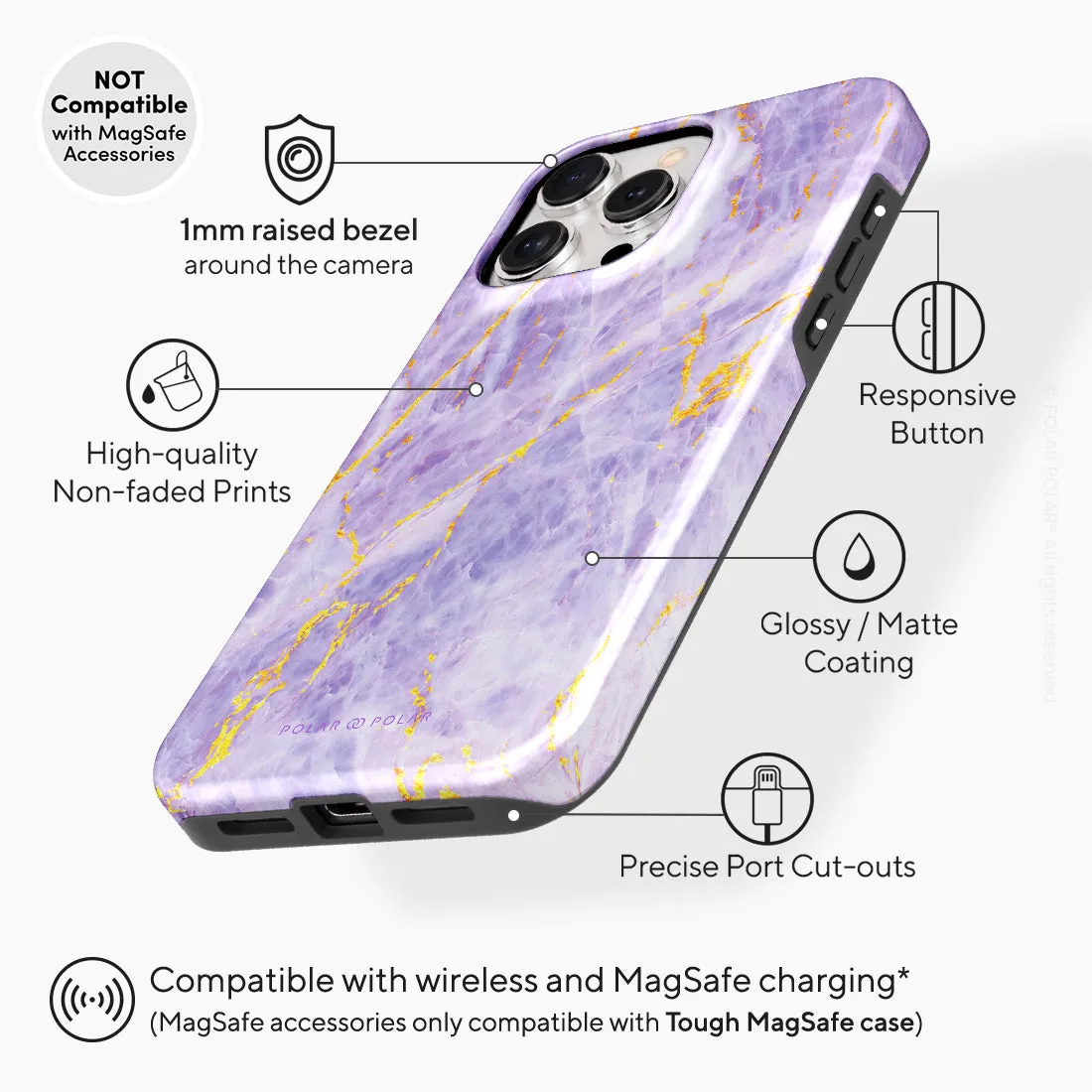 Princess Purple - iPhone 15 Pro Max Case