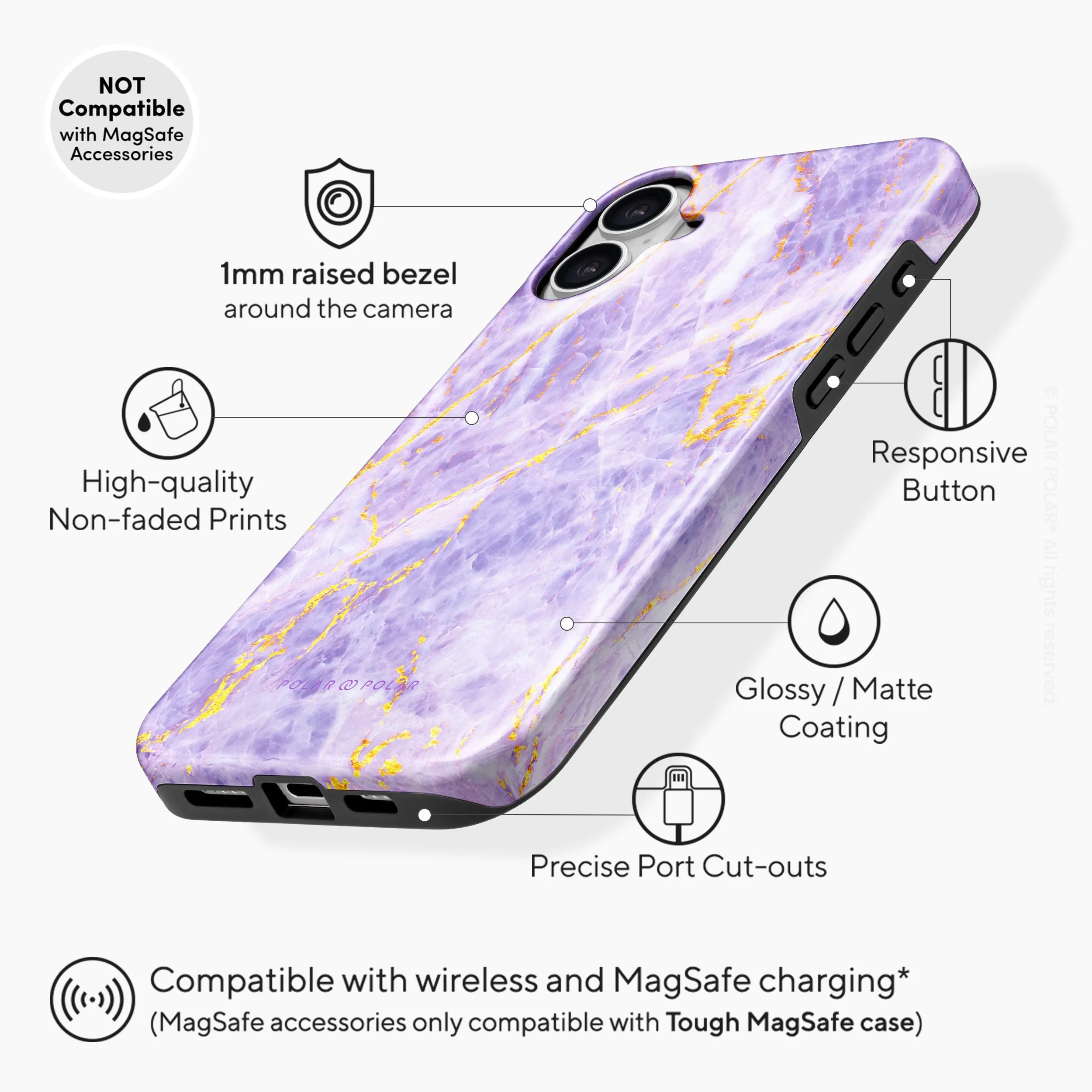 Princess Purple - iPhone 16 Plus Case