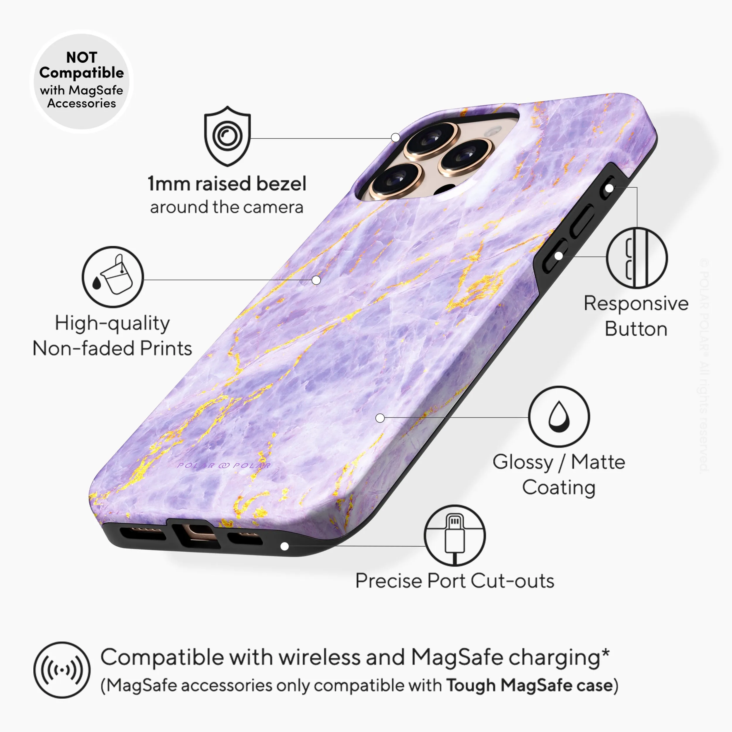Princess Purple - iPhone 16 Pro Case