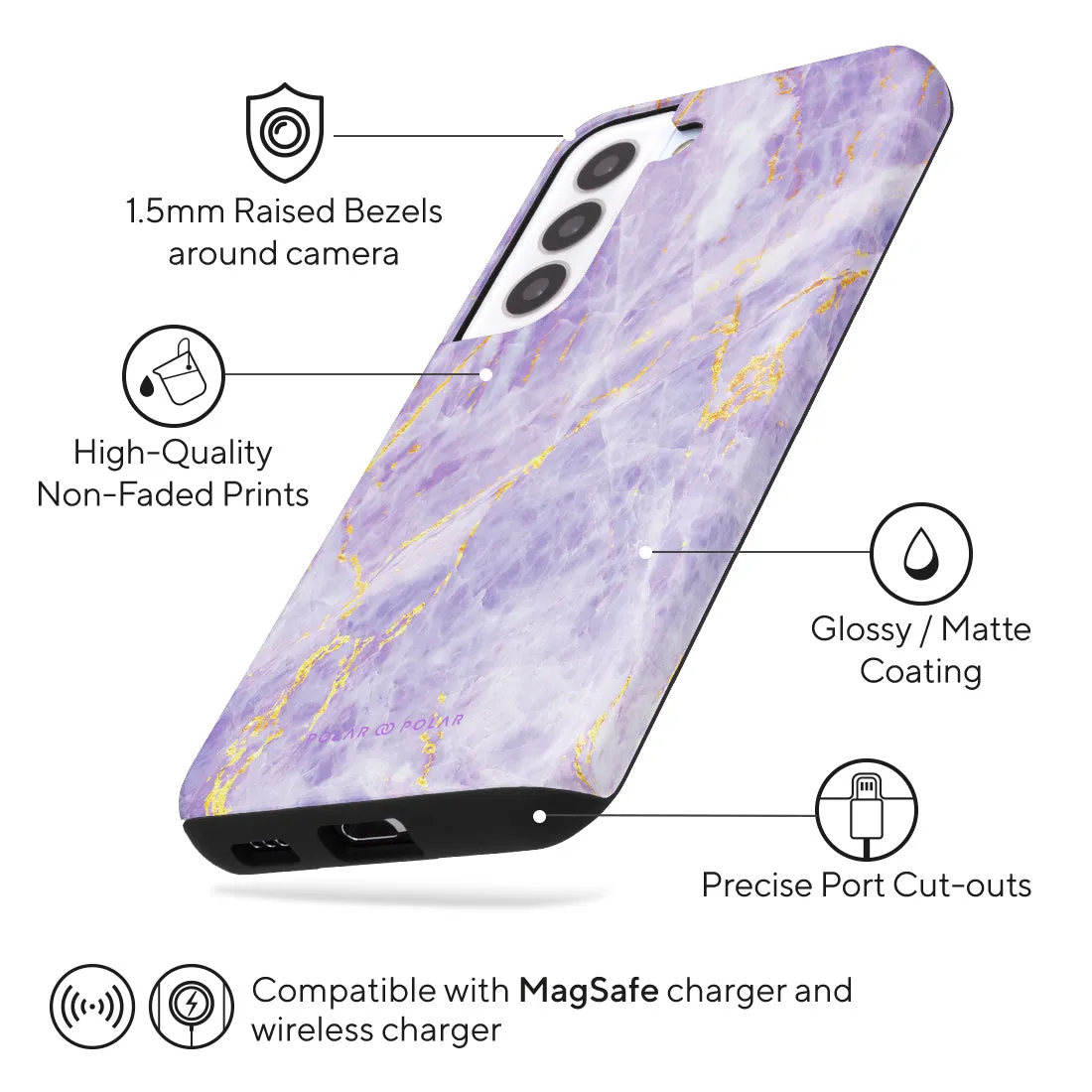 Princess Purple - Samsung Galaxy S22 5G Case