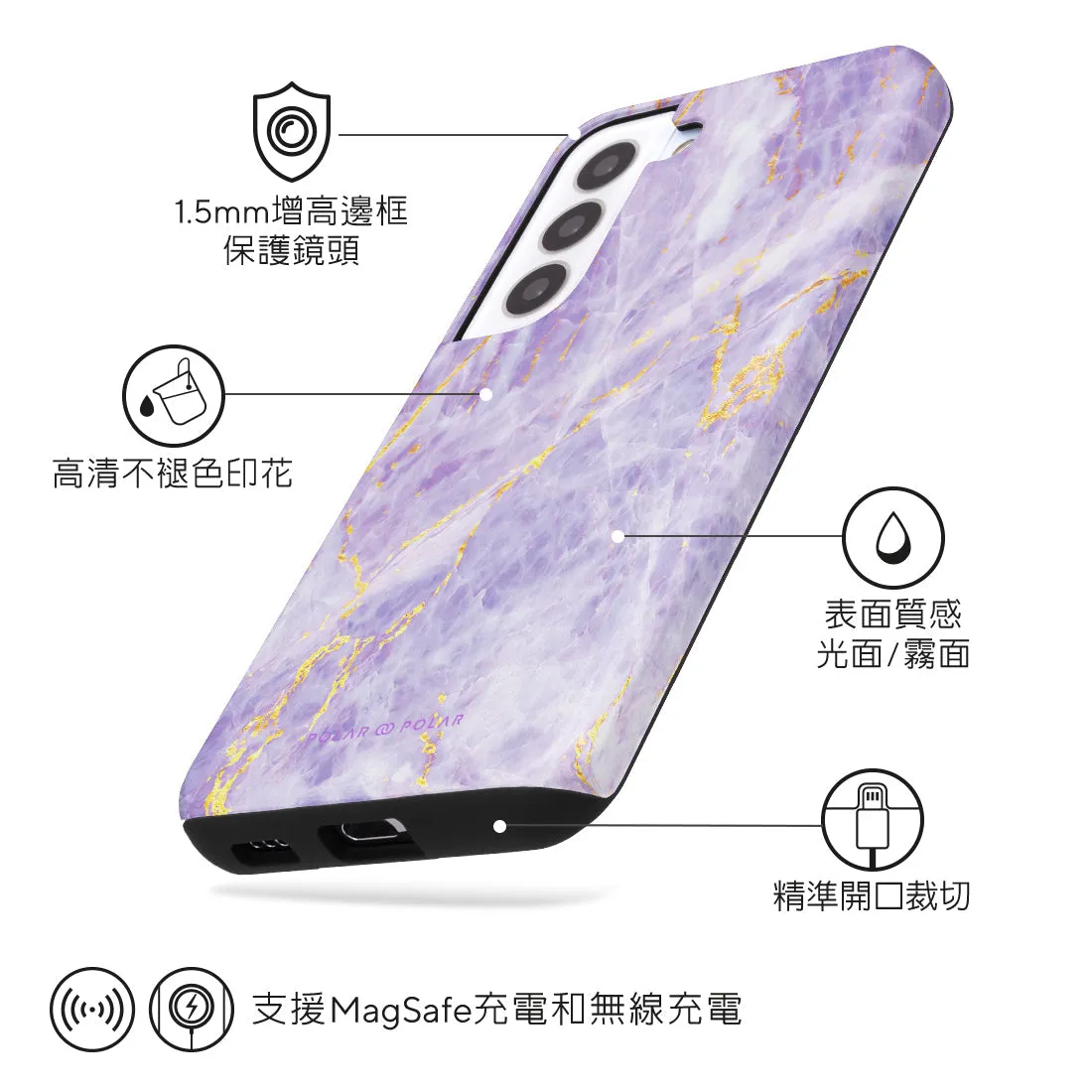 Princess Purple - Samsung Galaxy S22 5G Case