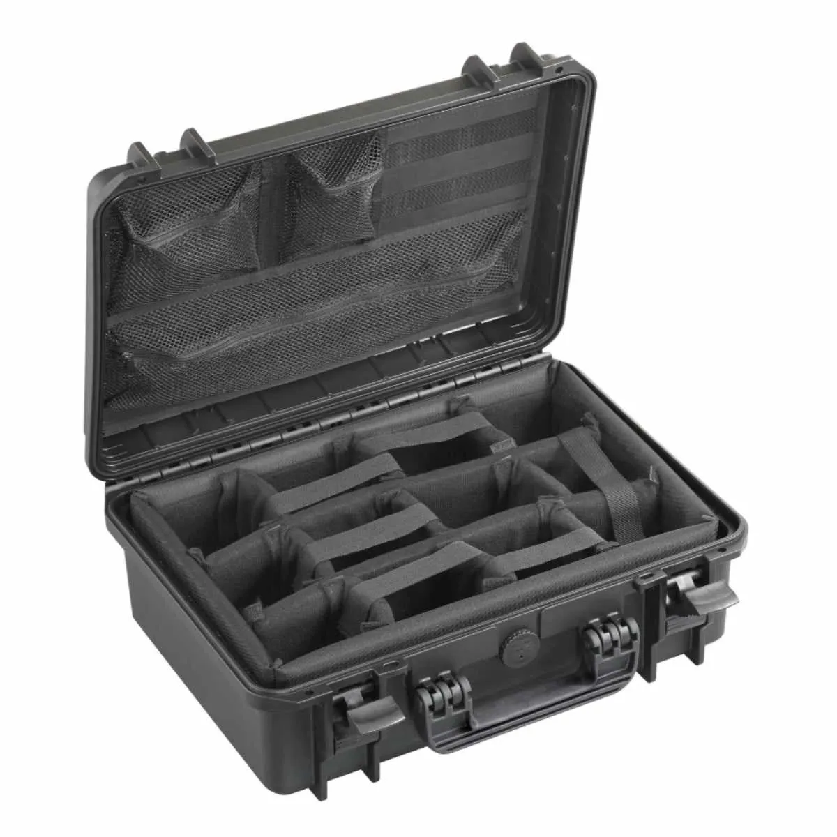 Proline | BLACK CAMERA CASE | Padded dividers   Lid Organiser (430CAMORGBK)