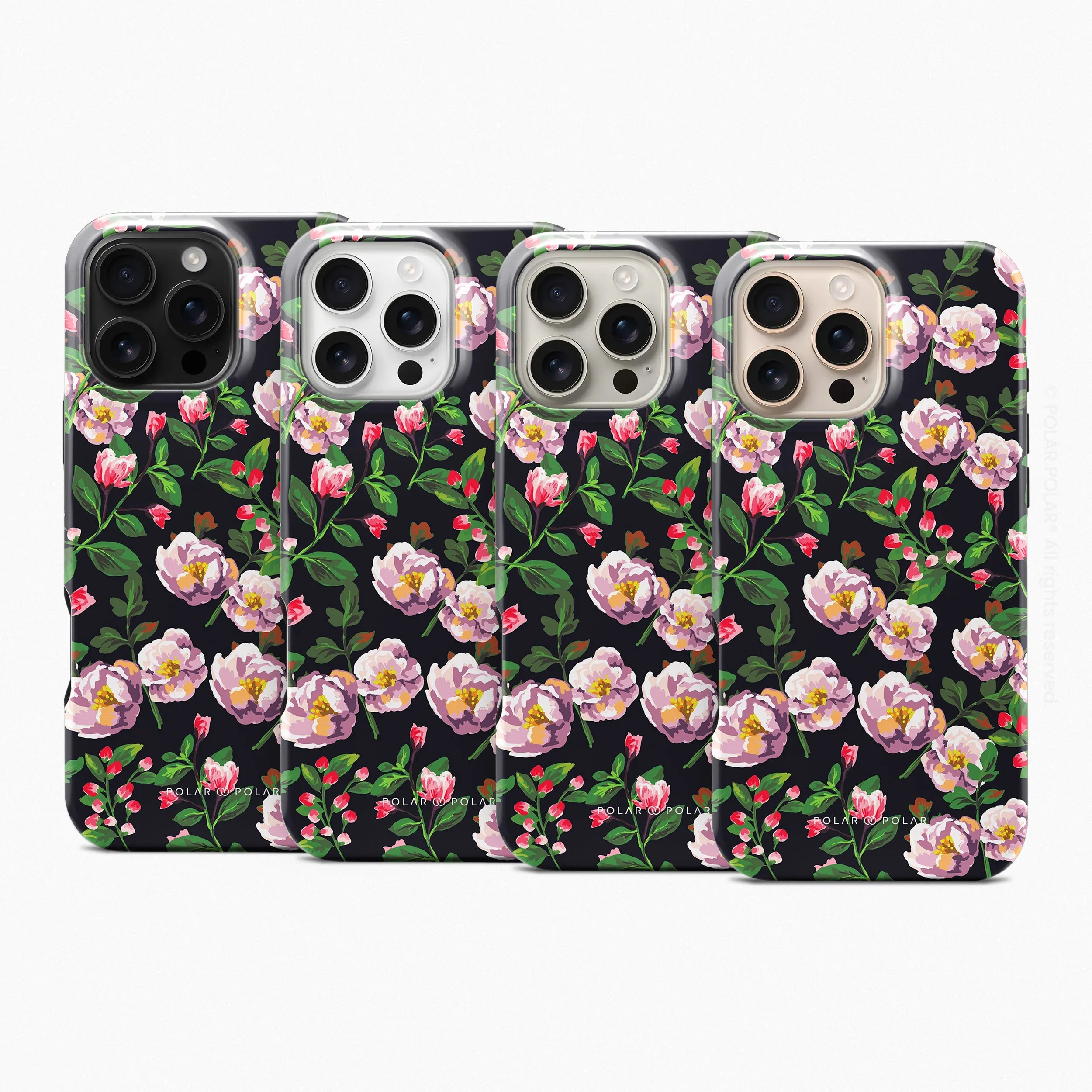 Purple Camellias - iPhone 16 Pro Case