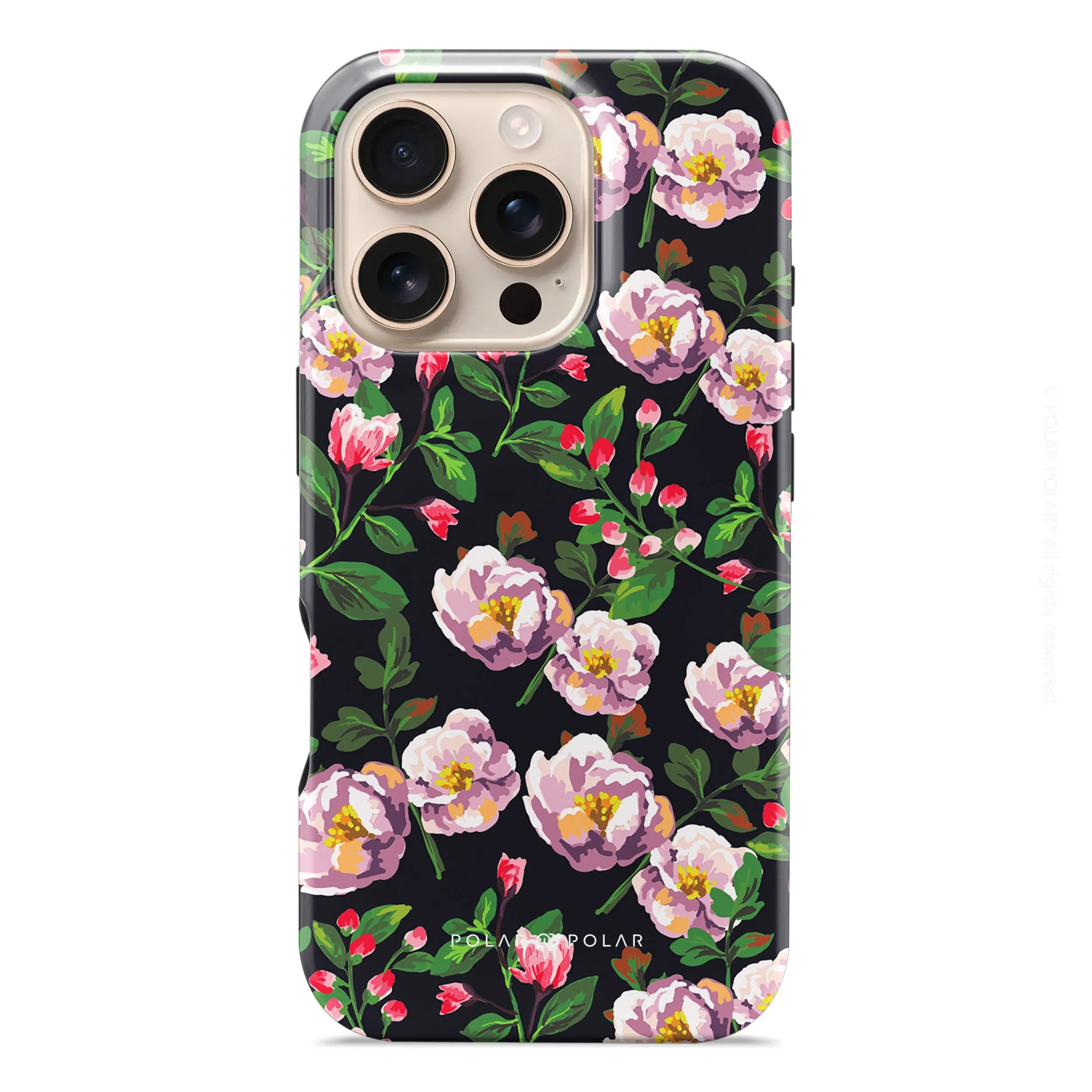 Purple Camellias - iPhone 16 Pro Case