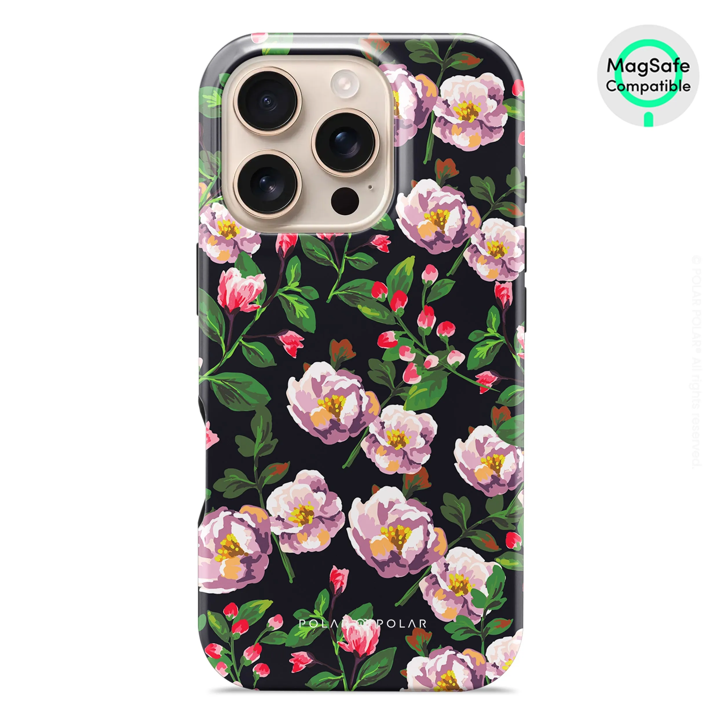 Purple Camellias - iPhone 16 Pro Case