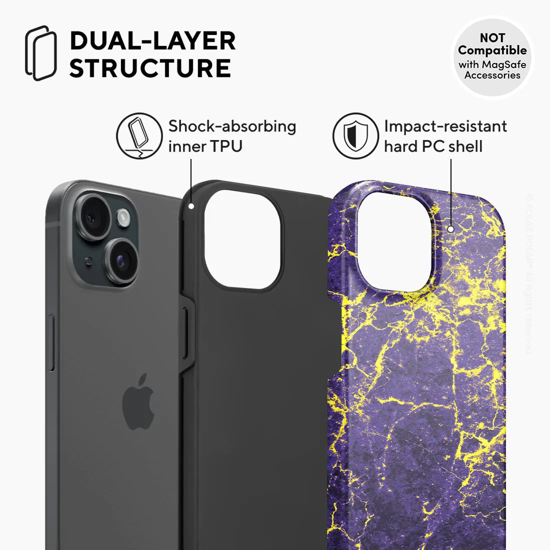 Purple Night Custom - iPhone 15 Case