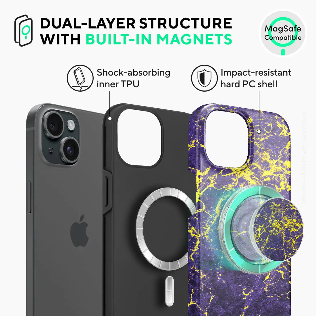 Purple Night Custom - iPhone 15 Case