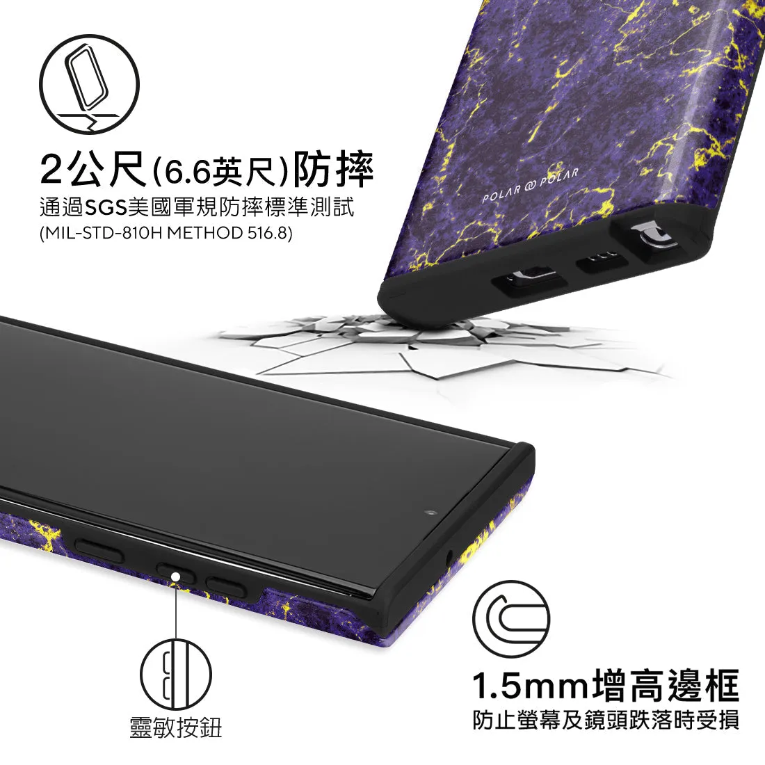 Purple Night Custom - Samsung Galaxy S22 Ultra 5G Case