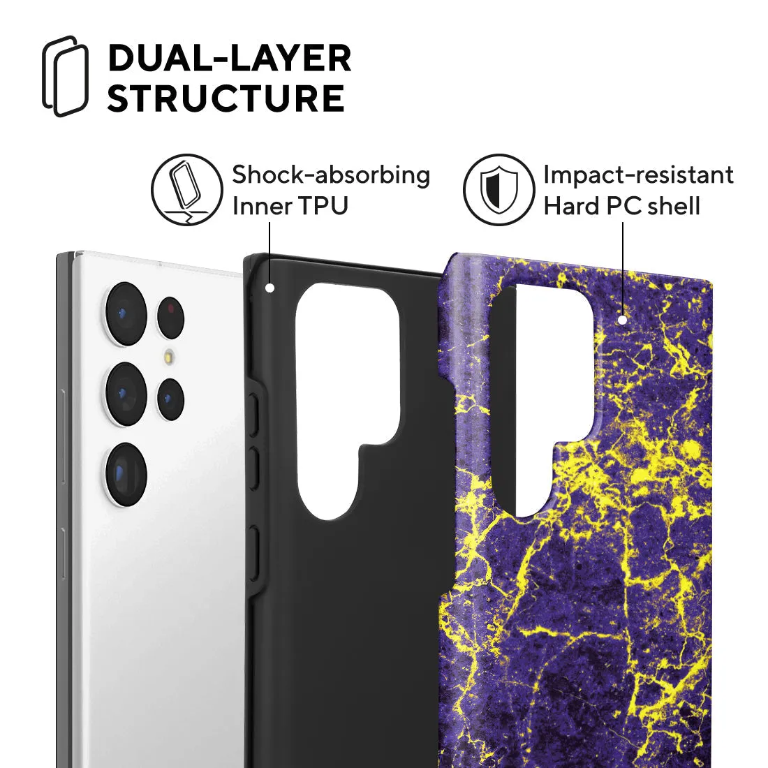 Purple Night Custom - Samsung Galaxy S22 Ultra 5G Case