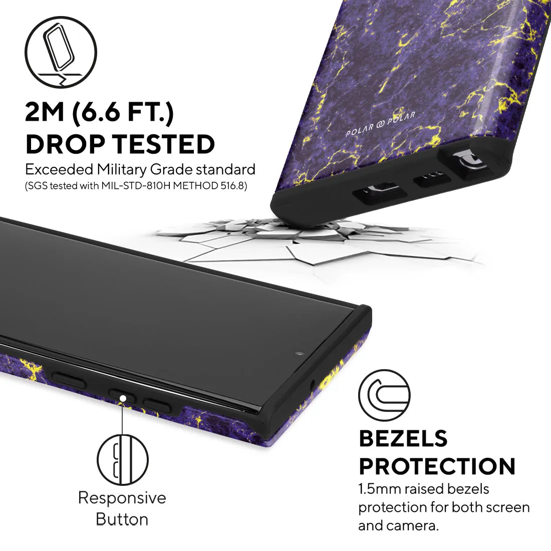 Purple Night Custom - Samsung Galaxy S22 Ultra 5G Case