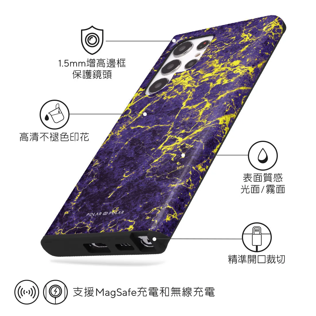 Purple Night Custom - Samsung Galaxy S22 Ultra 5G Case