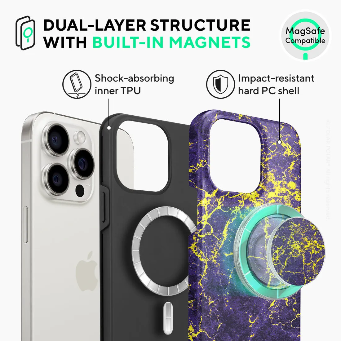 Purple Night - iPhone 15 Pro Max Case