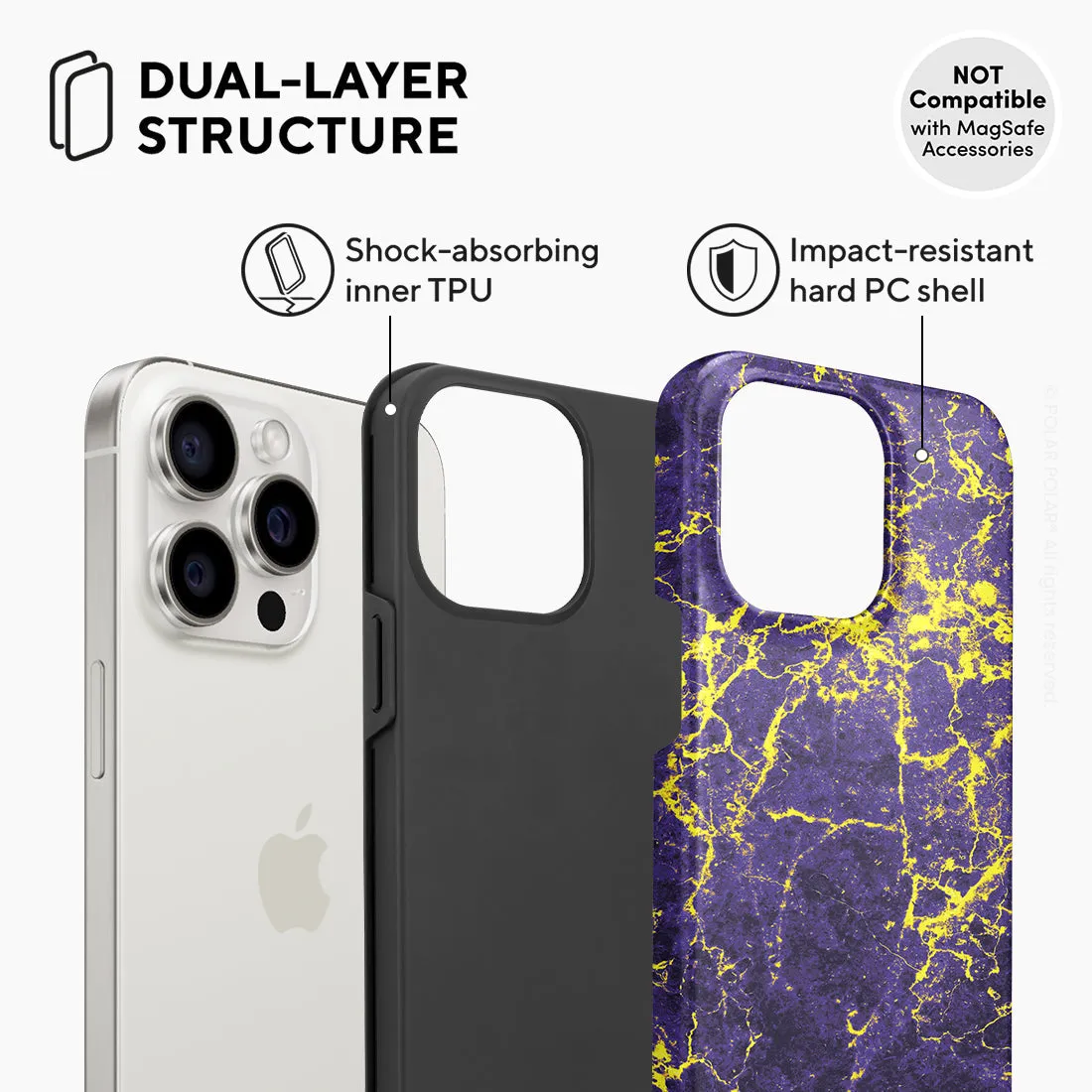 Purple Night - iPhone 15 Pro Max Case