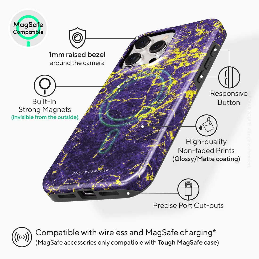 Purple Night - iPhone 15 Pro Max Case