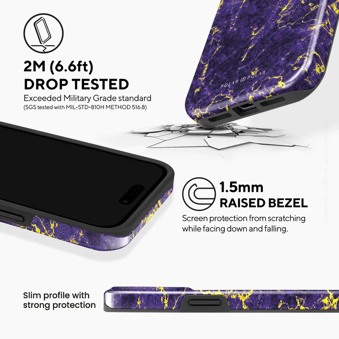 Purple Night - iPhone 15 Pro Max Case