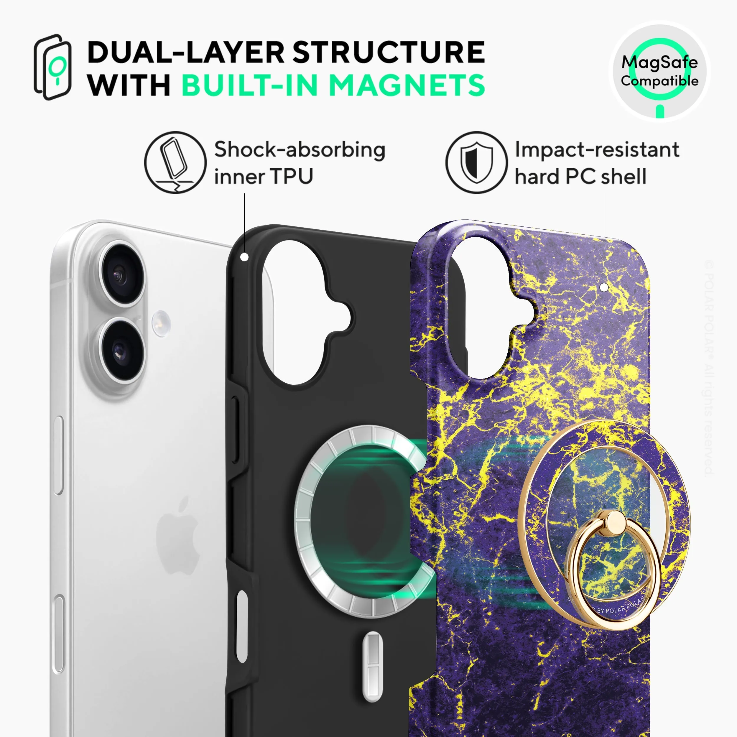 Purple Night - iPhone 16 Plus Case
