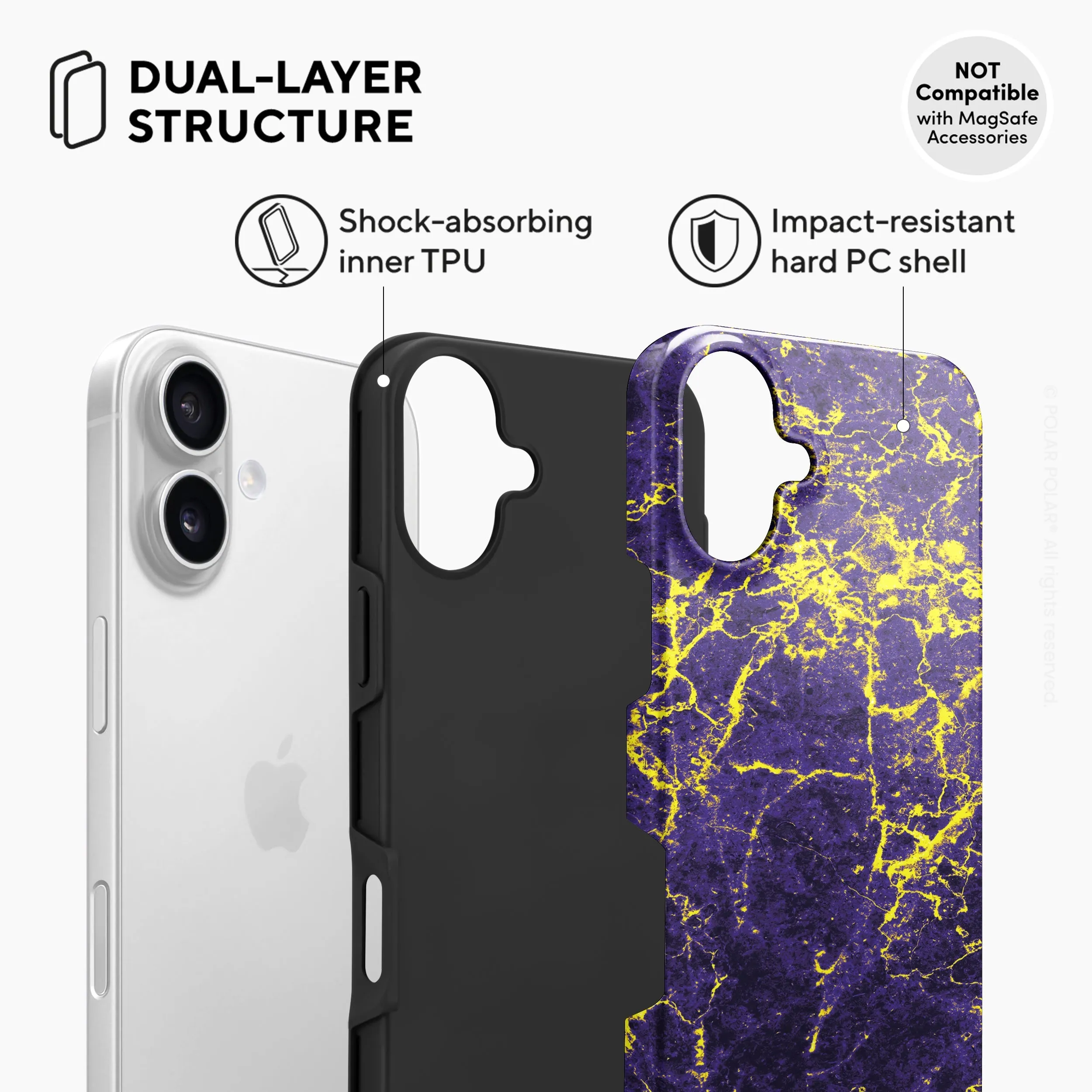 Purple Night - iPhone 16 Plus Case