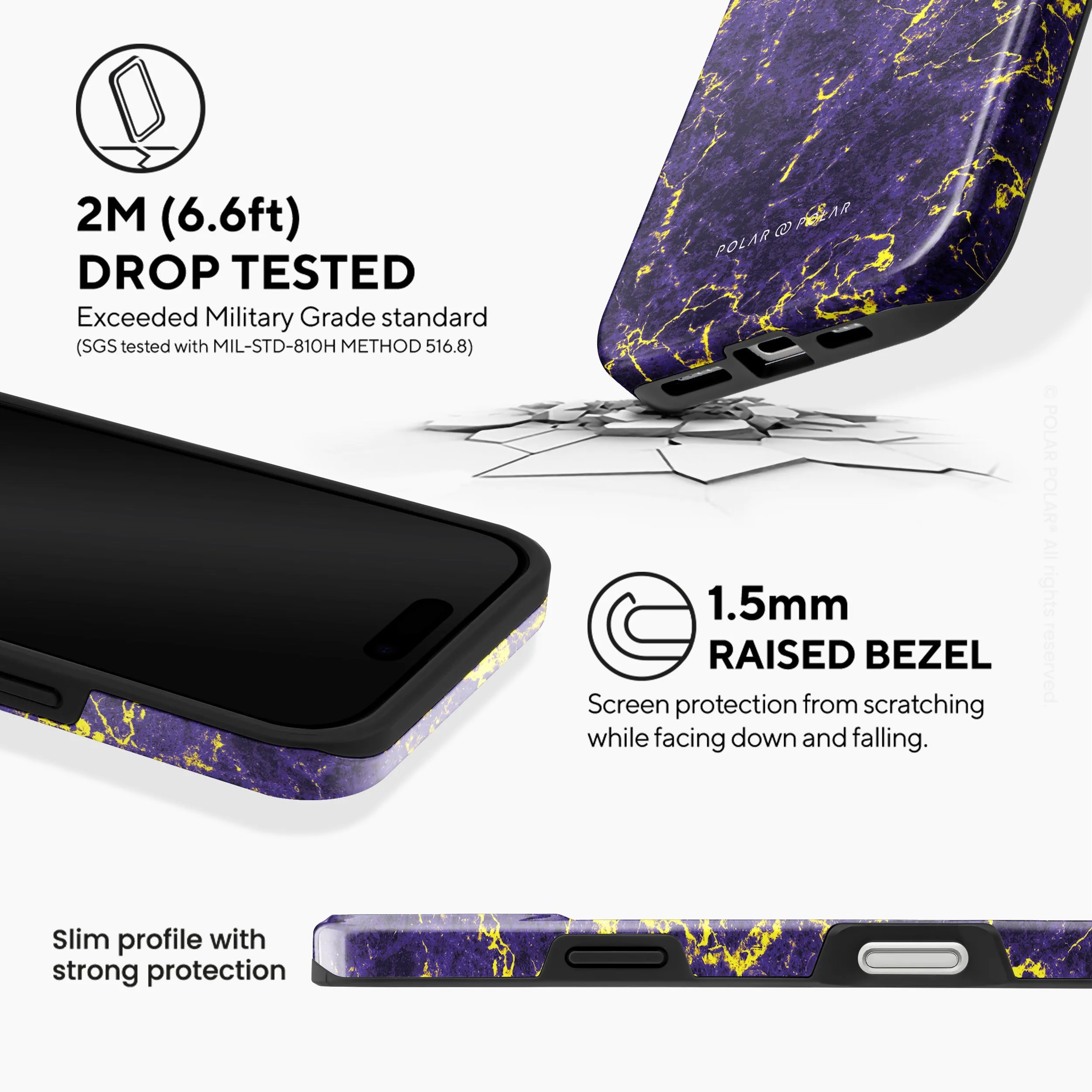 Purple Night - iPhone 16 Plus Case