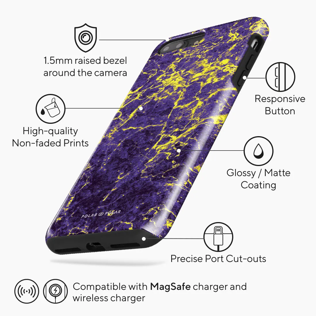Purple Night - iPhone 8 Plus/7 Plus Case