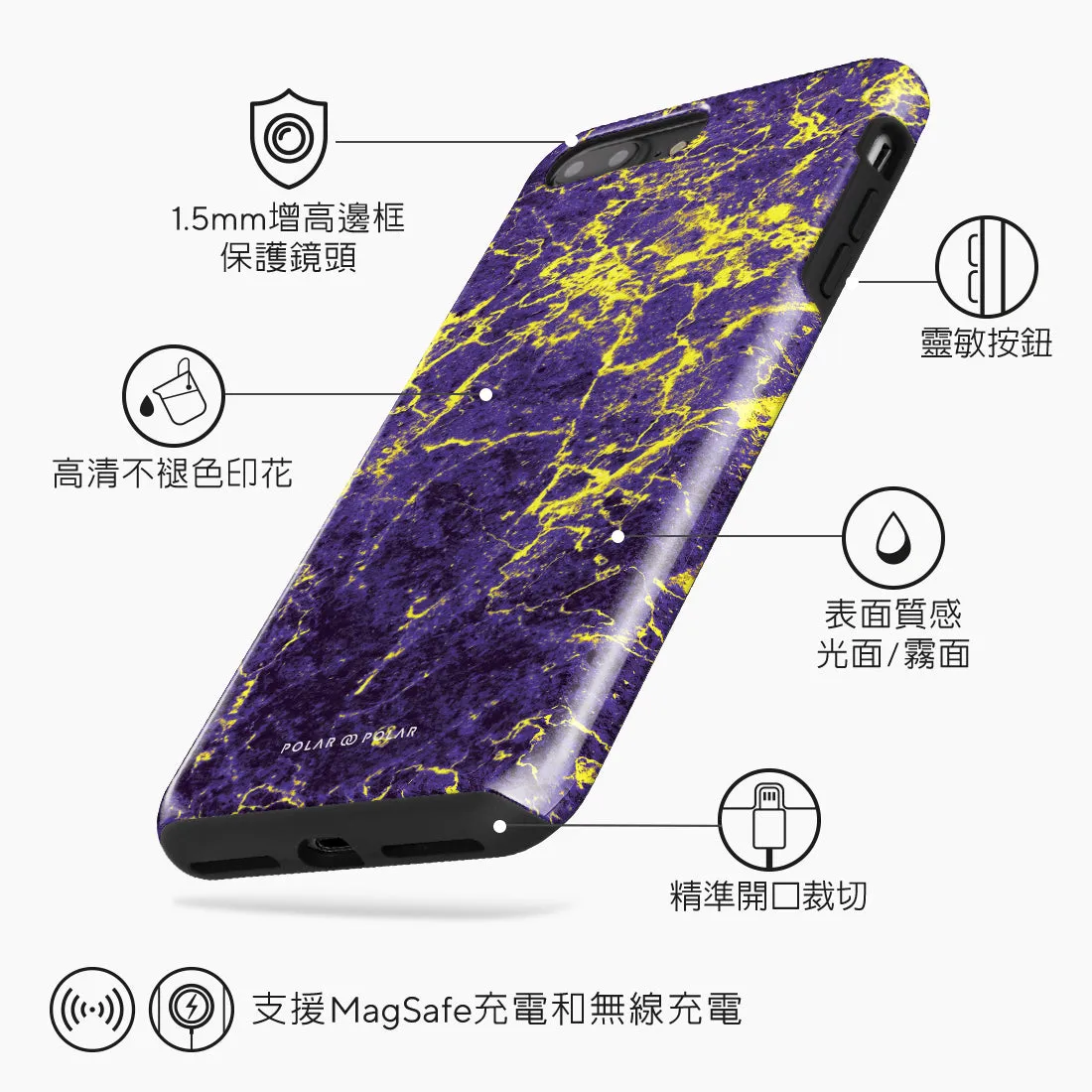 Purple Night - iPhone 8 Plus/7 Plus Case