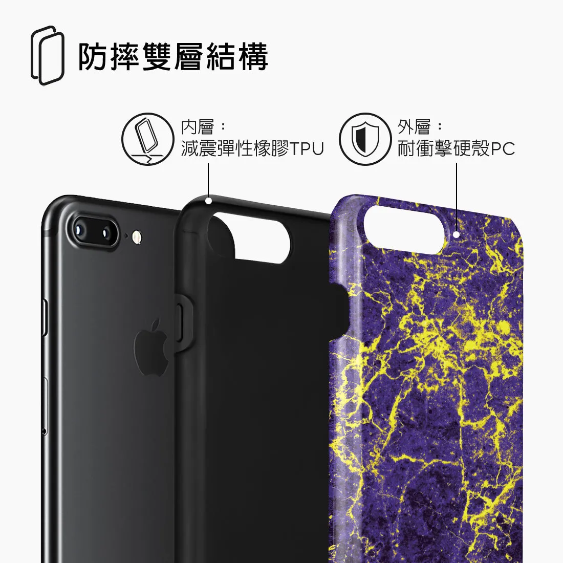 Purple Night - iPhone 8 Plus/7 Plus Case