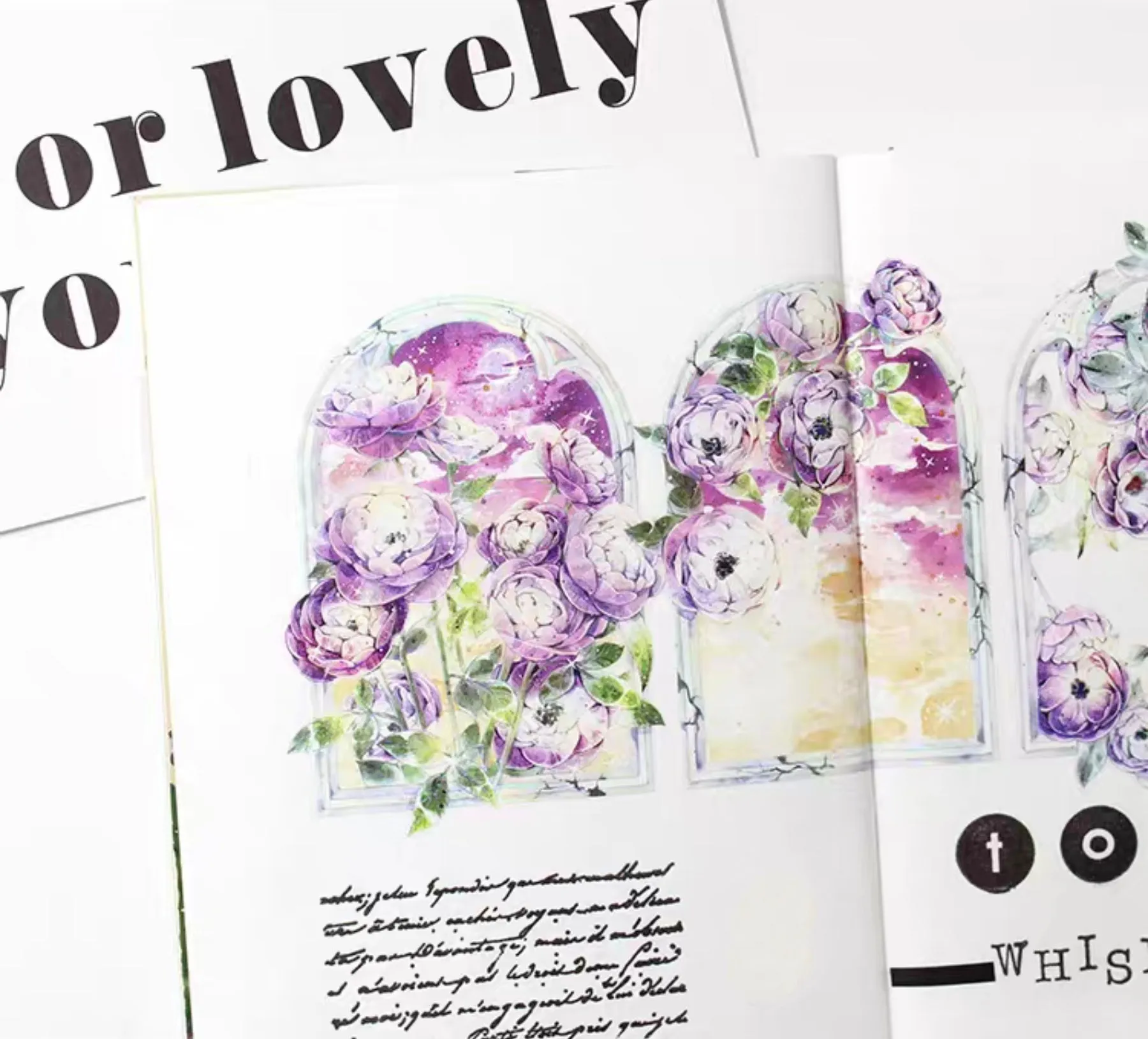 Purple Rose PET Tape