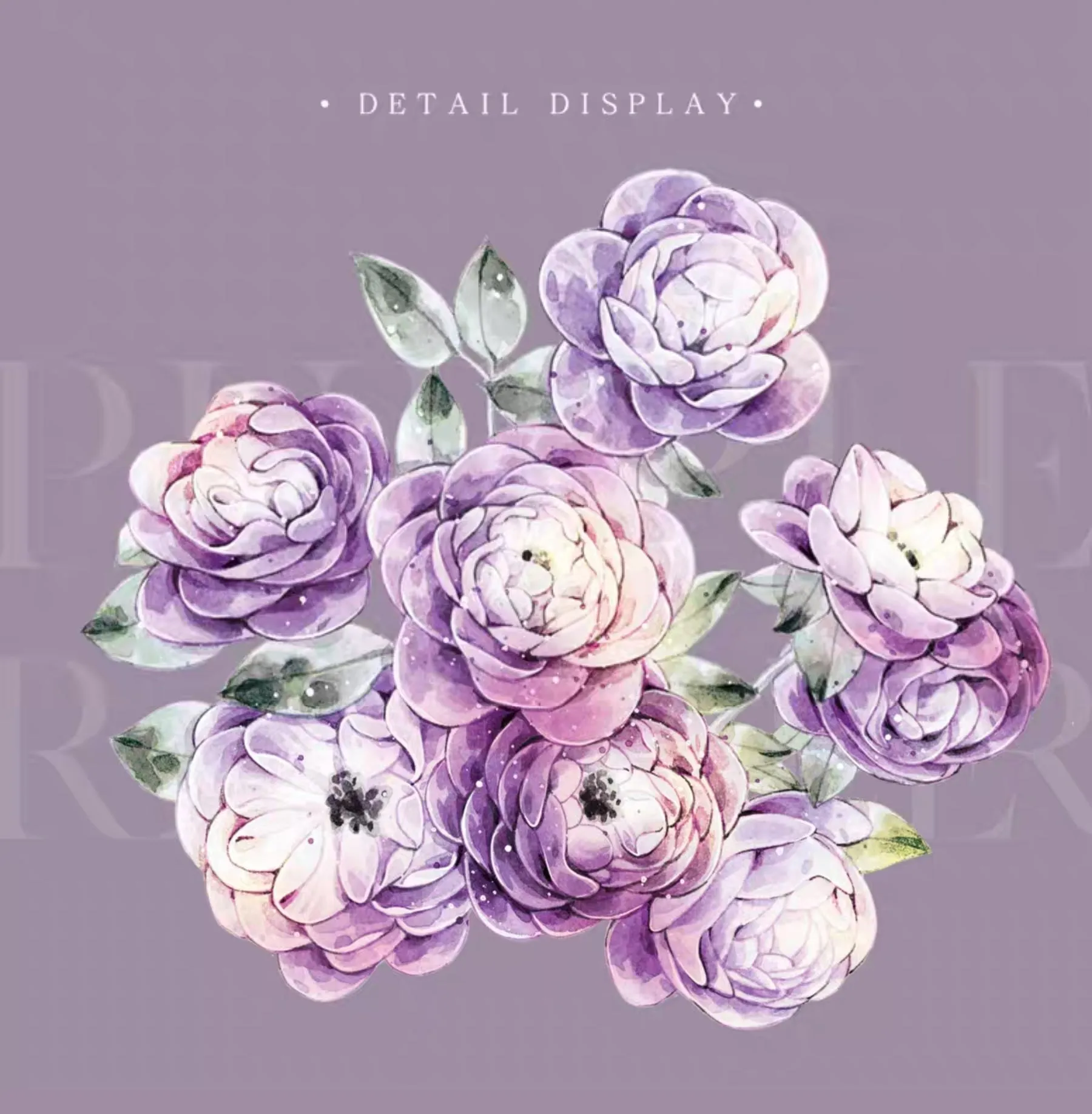 Purple Rose PET Tape