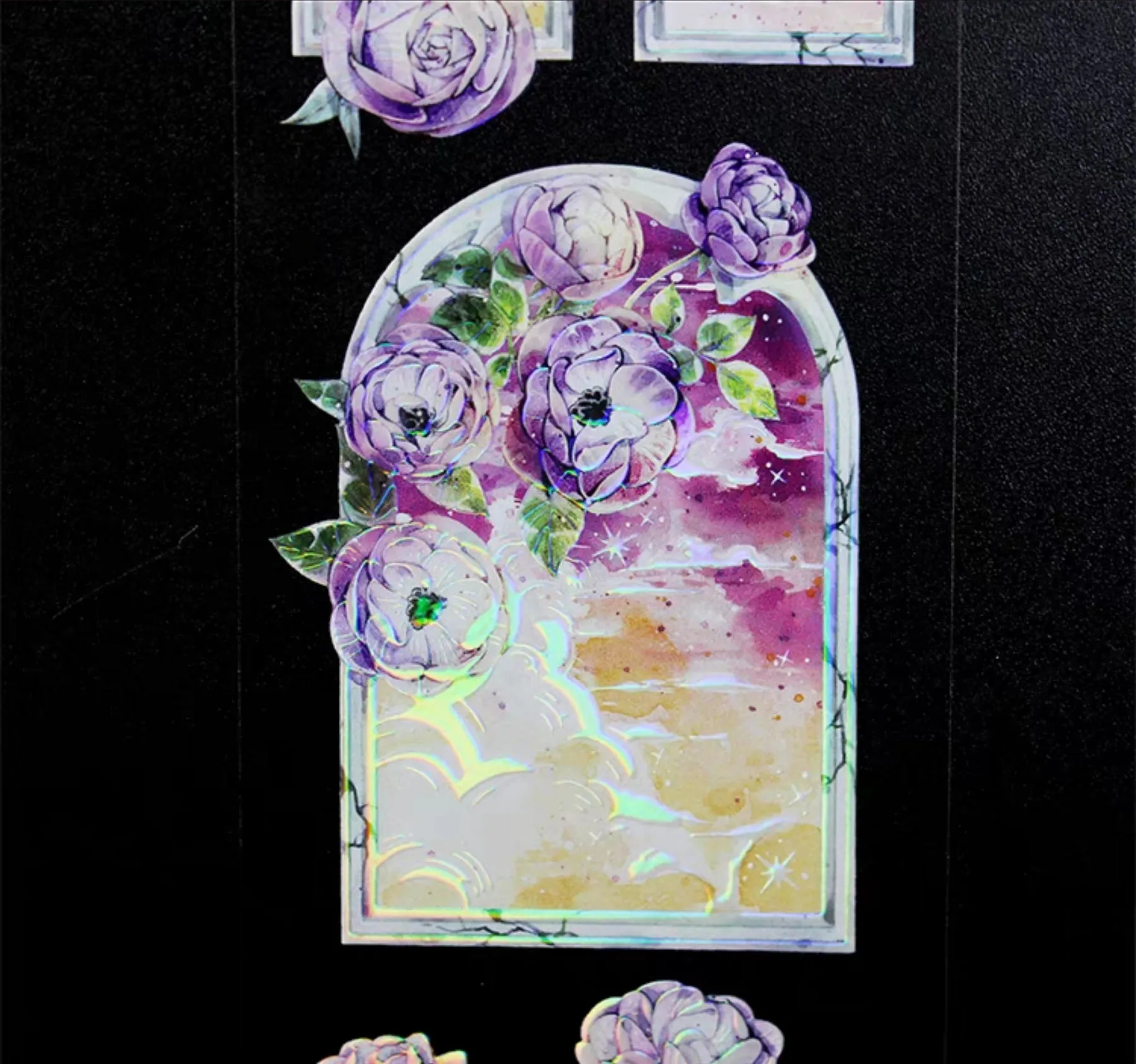 Purple Rose PET Tape