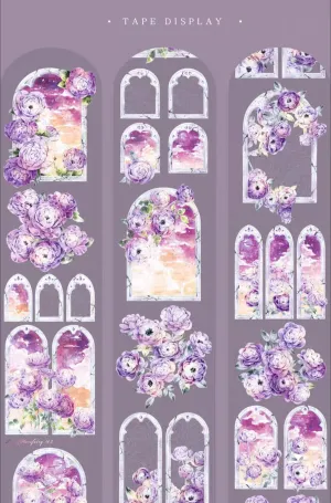Purple Rose PET Tape