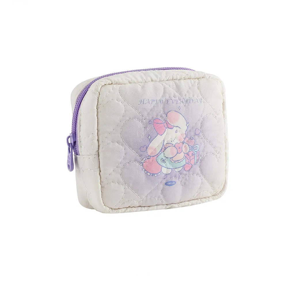 Quilting Heart Bunny Makeup Bag Coin Purse