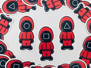 "Squid Game" Vinyl Die Cut Sticker (3-Pack)
