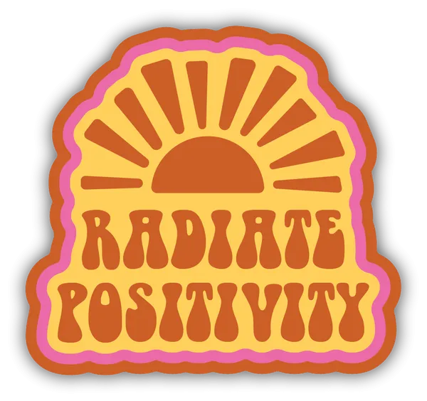 Radiate Positivity Sticker - SN