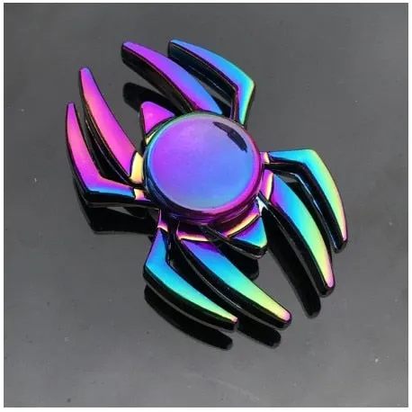 Rainbow Metal Finger Spinner Toy