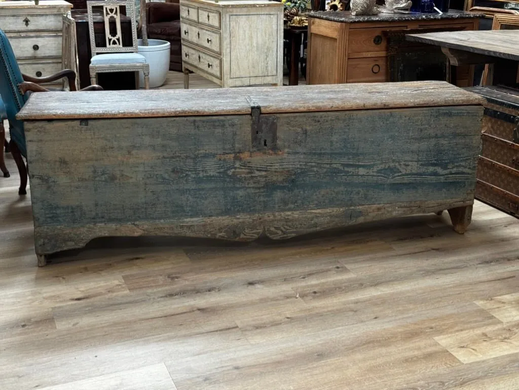 Rare Large 18th Century Louis XIV Period Blanket Chest