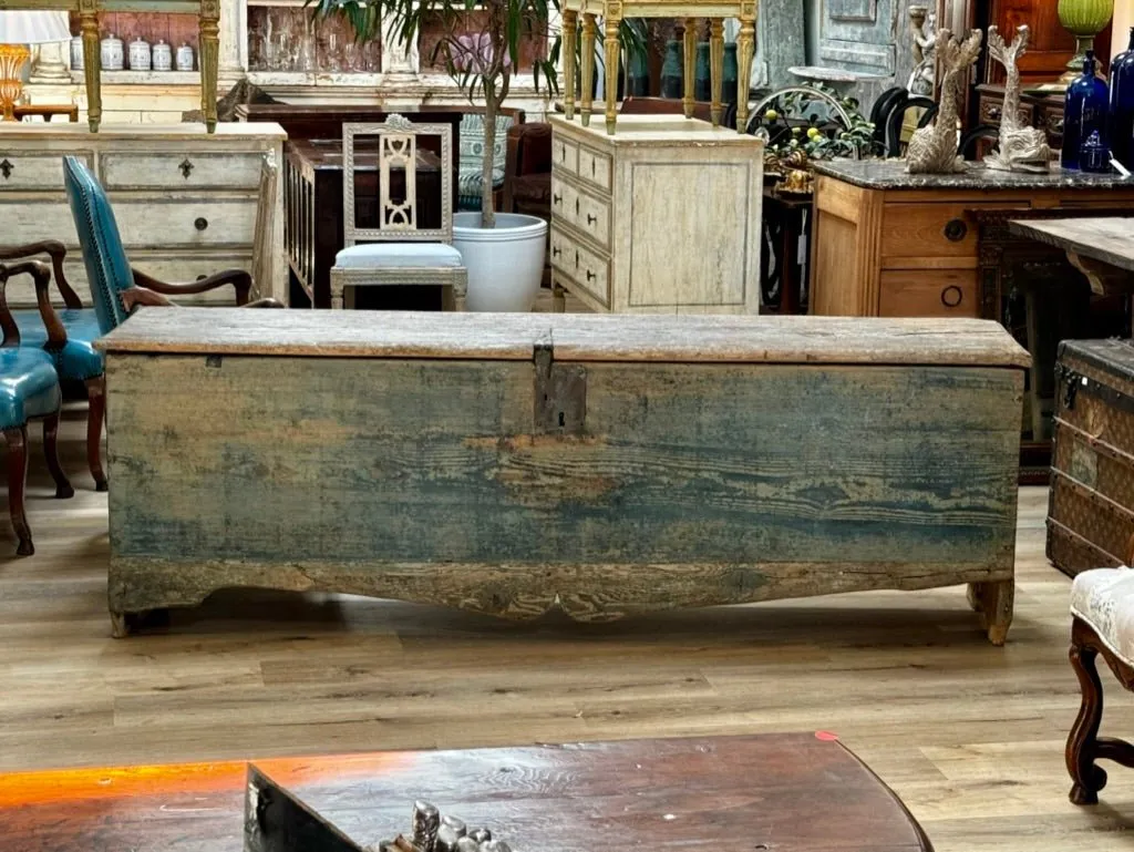 Rare Large 18th Century Louis XIV Period Blanket Chest
