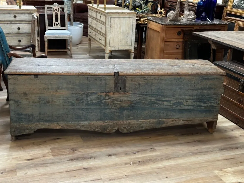 Rare Large 18th Century Louis XIV Period Blanket Chest
