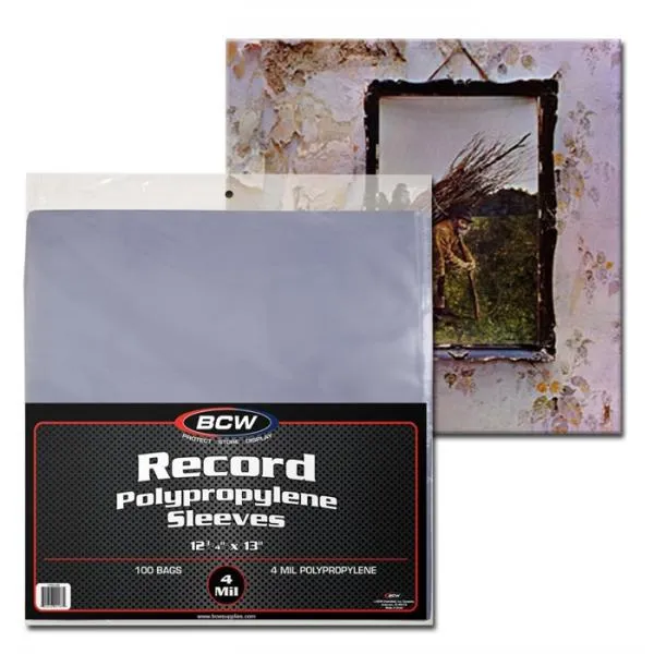 RECORD SLEEVES 33RPM 12 3/4x13