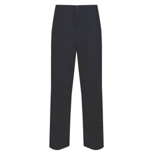 Regatta Mens Work Trousers Navy Water-Repellent Finish Pockets 34" W 33" L