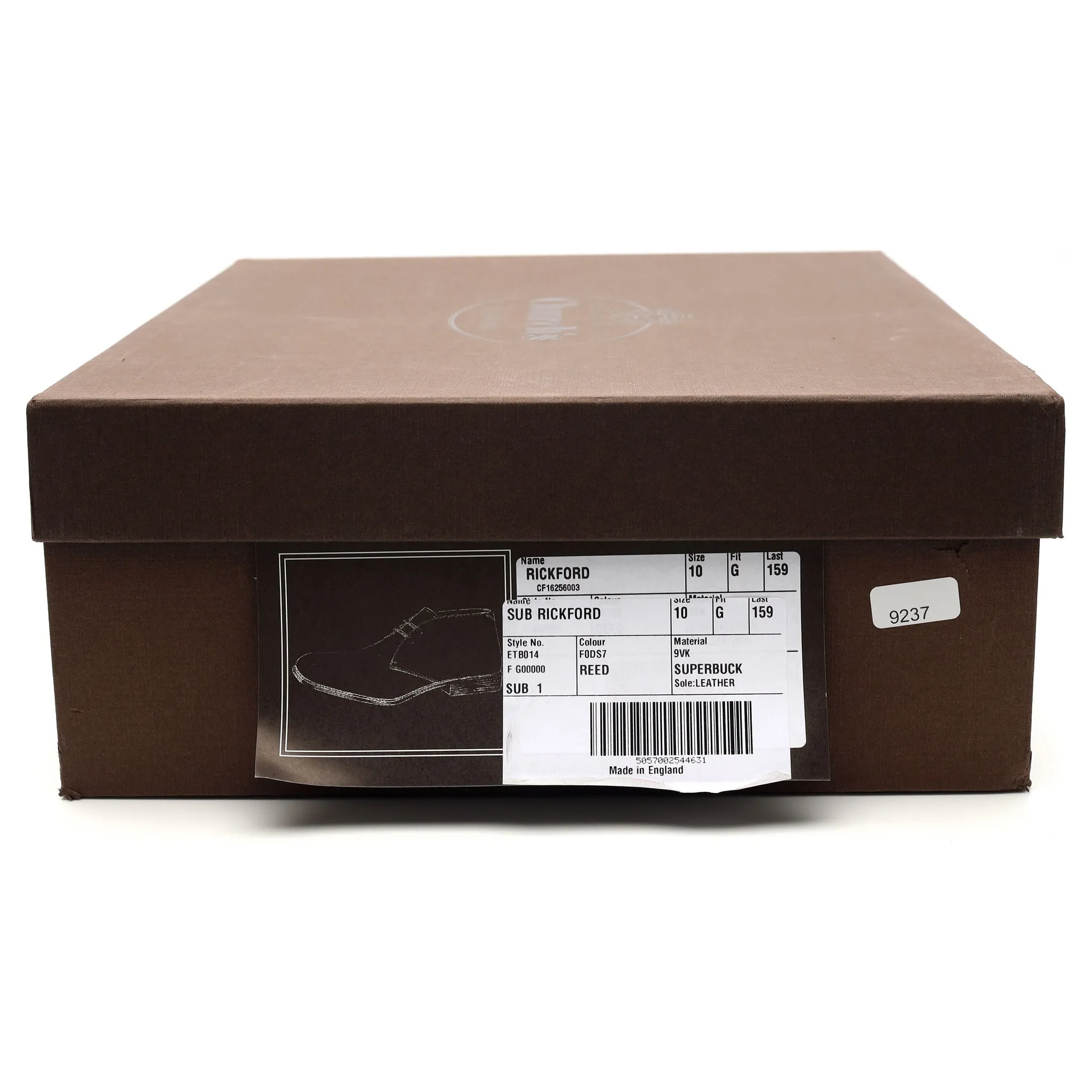 'Rickford' Light Brown Suede Chukka Boots UK 10 G