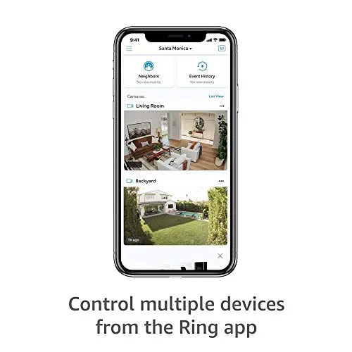 Ring Stick Up Cam Battery 2-Pack with Echo Show 5 (Charcoal)