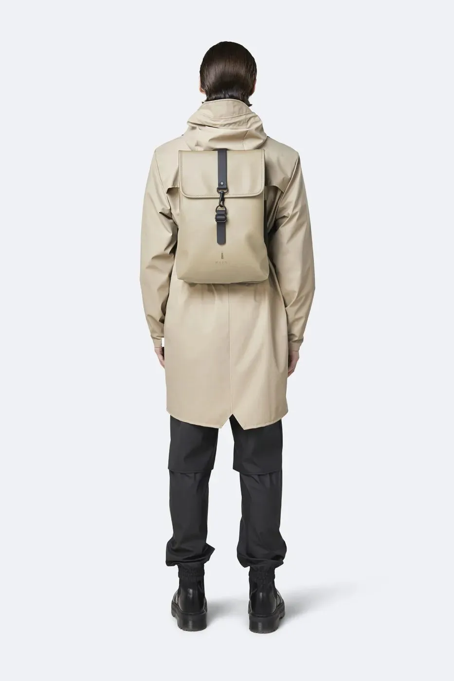 Rolltop Rucksack Beige