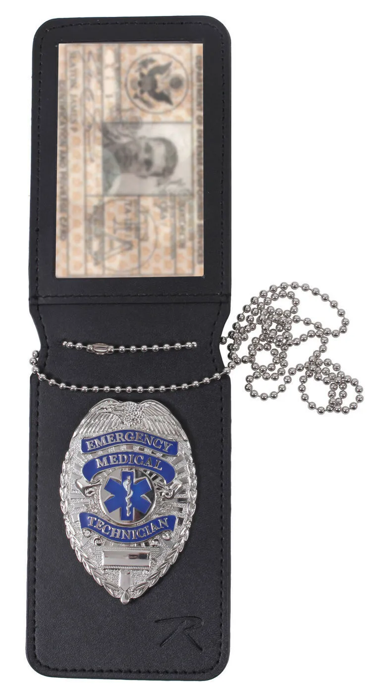 Rothco Universal Leather Badge & ID Holder