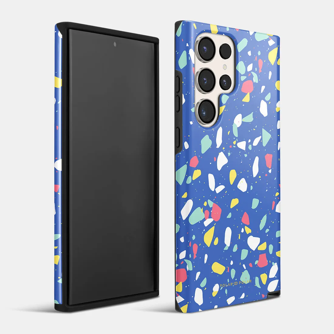 Royal Blue Terrazzo - Custom Samsung Galaxy S24 Ultra Case