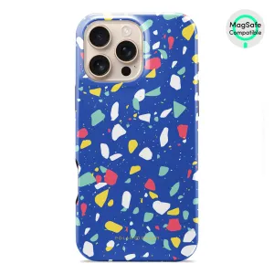 Royal Blue Terrazzo - iPhone 16 Pro Max Case