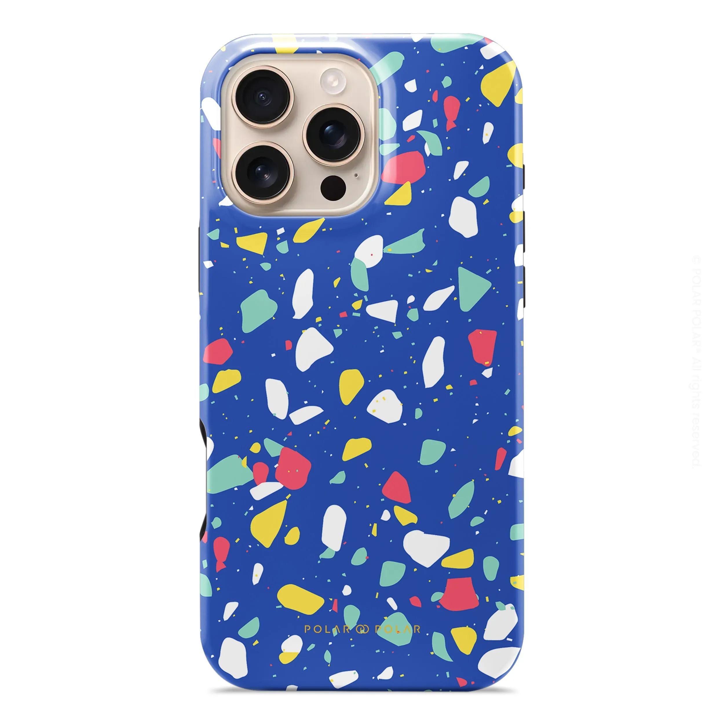 Royal Blue Terrazzo - iPhone 16 Pro Max Case